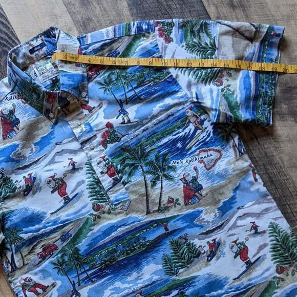 Reyn Spooner Kloth Christmas Popover Shirt - Picture 7 of 7